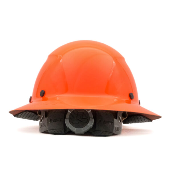 Fiber Resin Wide-Brim Hardhat Hi-Viz Orange - Image 3