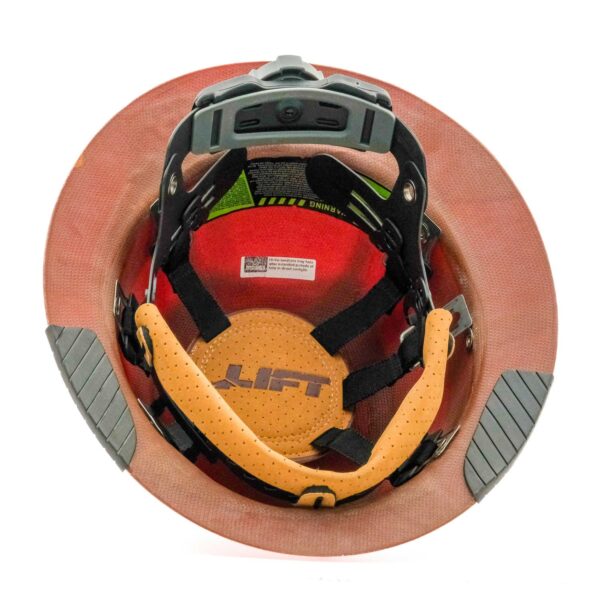 Fiber Resin Wide-Brim Hardhat Hi-Viz Orange - Image 5