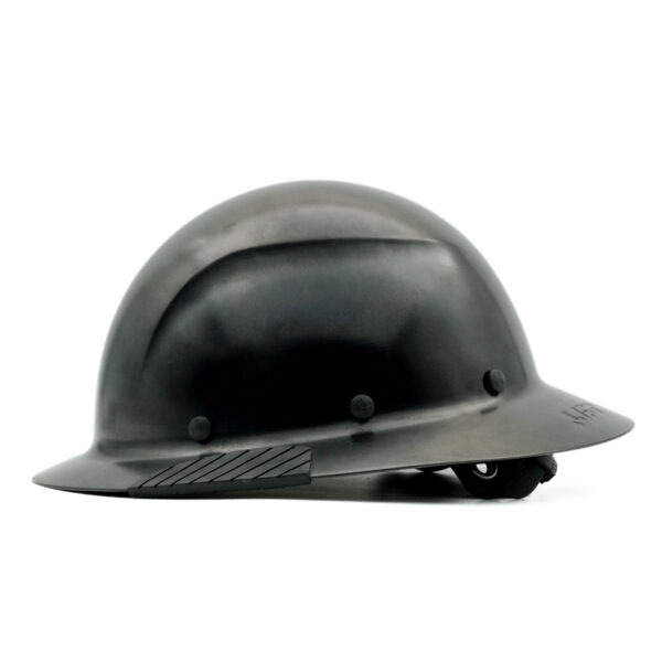 Fiber Resin Wide-Brim Hardhat Black - Image 4